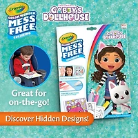 Crayola Color Wonder Mess-Free Colouring Pages & Mini Markers, Gabby's Dollhouse, Mess-Free Colouring Pages