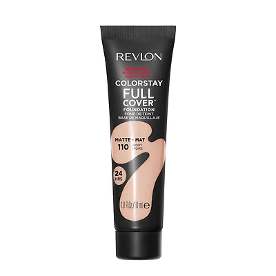 Revlon ColorStay Full Coverage Cream Foundation Makeup, Matte Finish, 30mL, 1 Foundation