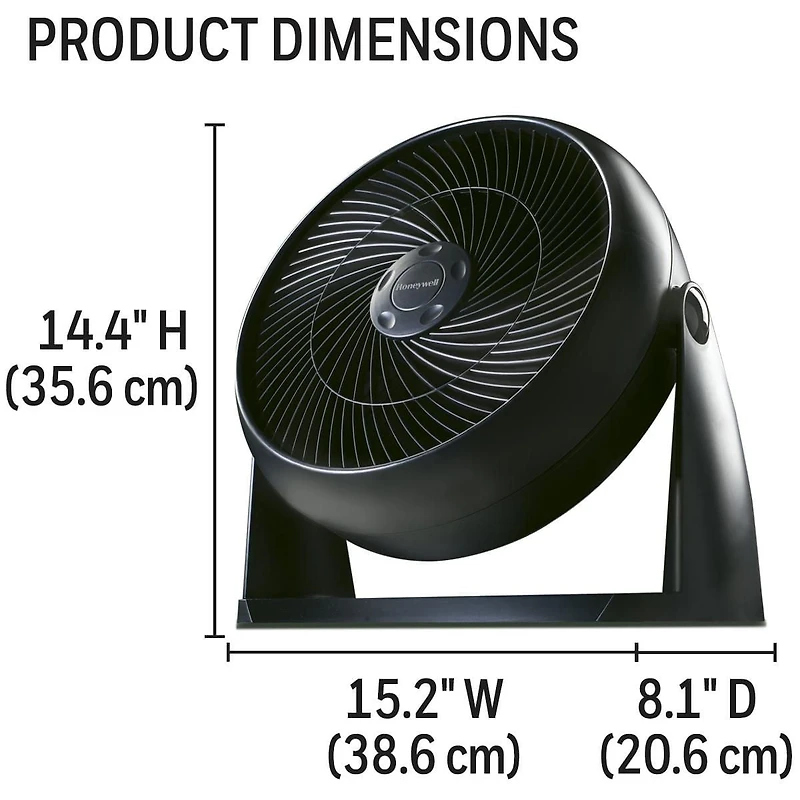 Ventilateur de sol de 10 po TurboForceᴹᴰ HT908CV1 Honeywell