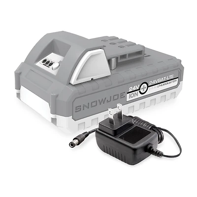 Snow Joe + Sun Joe 24V-2AMP-SK1 24-Volt iON+ Starter Kit, W/ 2.0-Ah Battery and Charger