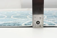 Tapis Lavable ECARPET Floral pour Chambre, Salon, Chambre d'Enfant, Couloir