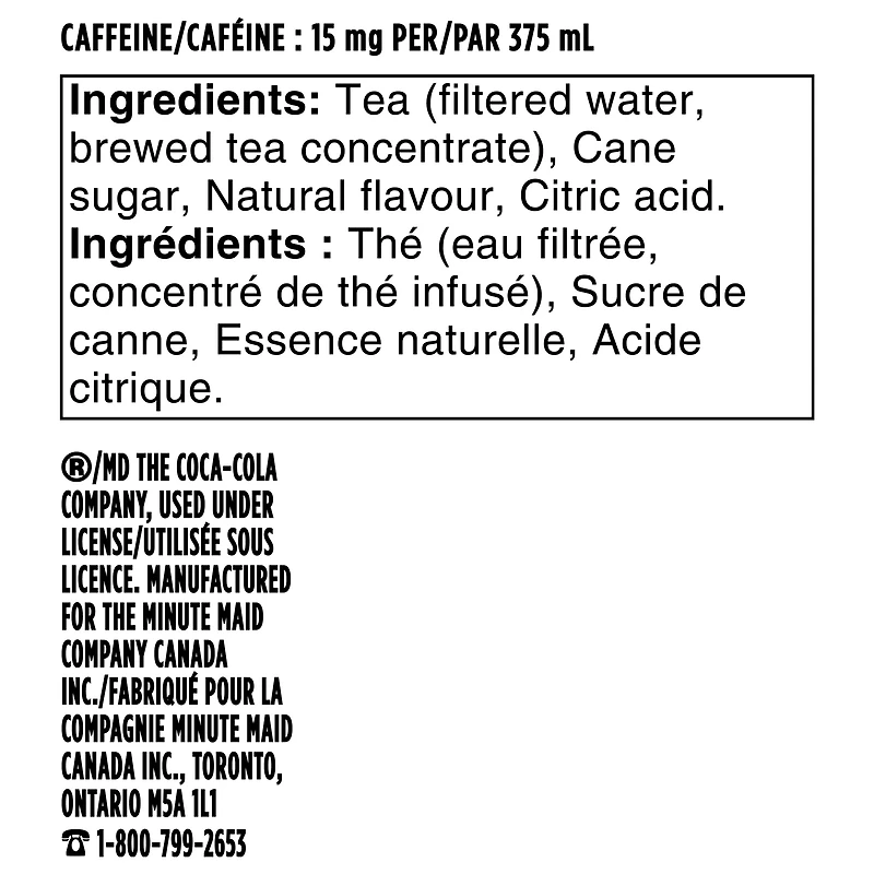 GOLD PEAK RASP TEA - FRENCH