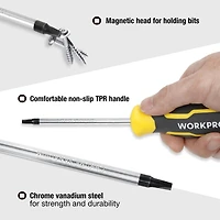 WorkPro Tournevis à tête carrée S2 x 4 po/100mm