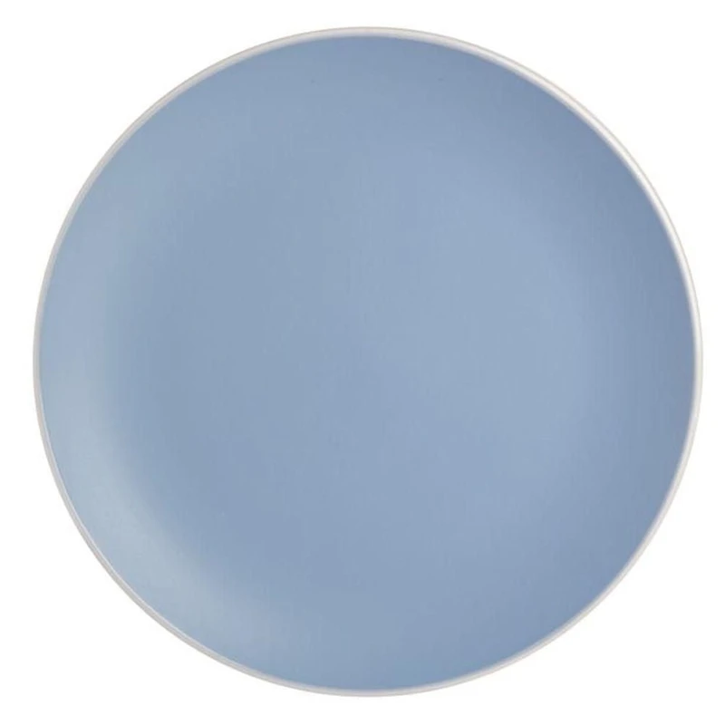 Tia Mowry 12 Piece Stoneware Dinnerware Set, Blue