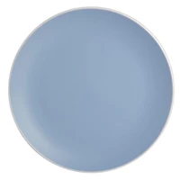 Tia Mowry 12 Piece Stoneware Dinnerware Set, Blue