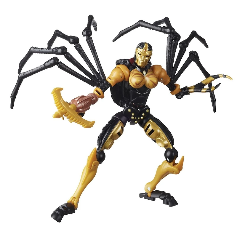 Transformers Generations War for Cybertron : Kingdom, figurine WFC-K5 Blackarachnia Deluxe, pour enfants, à partir de 8 ans, 14 cm