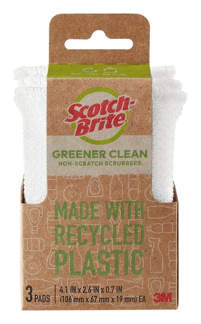 Scotch-Brite® Greener Clean Non-Scratch Scrub Sponge, 92773-CA