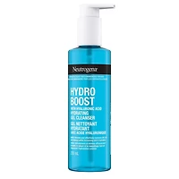 Gel nettoyant hydratant Neutrogena Hydro Boost, Nettoyant pour le visage, Acide hyaluronique, Non comédogène, Sans parabènes 230 ml