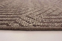 ECARPETGALLERY 5'2" x 7'10"  Moroccan Tangier Hand-knotted Area Rug for Living Room, Dining Room and Bedroom in Grey