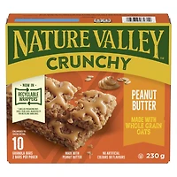 Nature Valley Crunchy Granola Bars, Peanut Butter 5 sachet x 46 g, 230 g