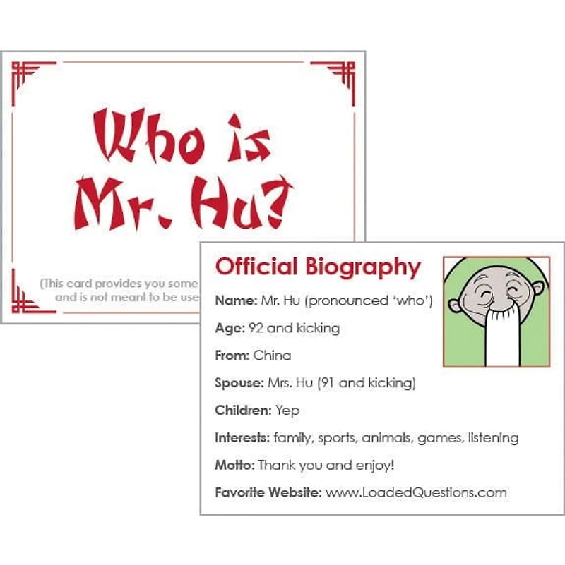 All Things Equal, Inc Mr. Hu Said What?