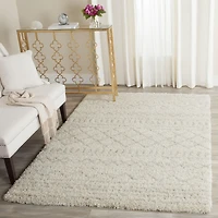SAFAVIEH Arizona Dubhan Geometric Shag Area Rug