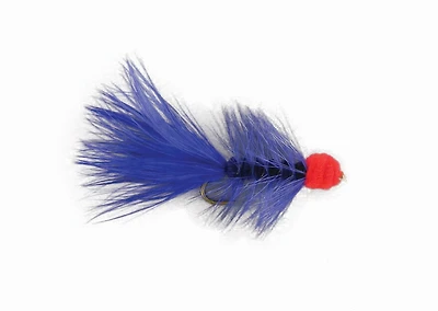 Superfly FLY1691-06P Streamer Suceur d'œufs Sangsue Violet/Rouge #06 Ils sont destinés à imiter les poissons-appâts