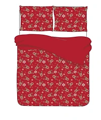 Holiday time Rindeer Duvet Cover Set