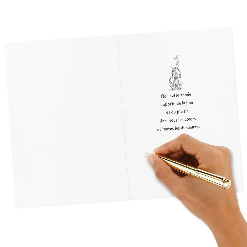 Boîte de cartes de Noël en français – Image Arts (Le Grinch  – Comment le Grinch a volé Noël ! de Dr. Seuss) 20 cartes