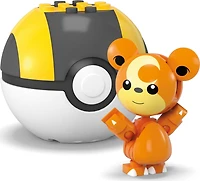 MEGA Pokémon Teddiursa Building Toy Kit, Poseable Action Figure (24 Pieces) for Kids