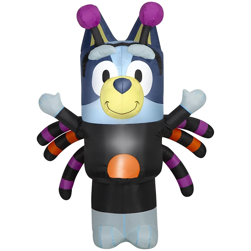 Bluey in Spider Costume - Inflatable, Halloween Inflatable Décor