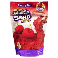 Kinetic Sand Scents, 226 g de sable Kinetic Sand rouge, parfum Cerise pétillante, pour les enfants à partir de 3 ans
