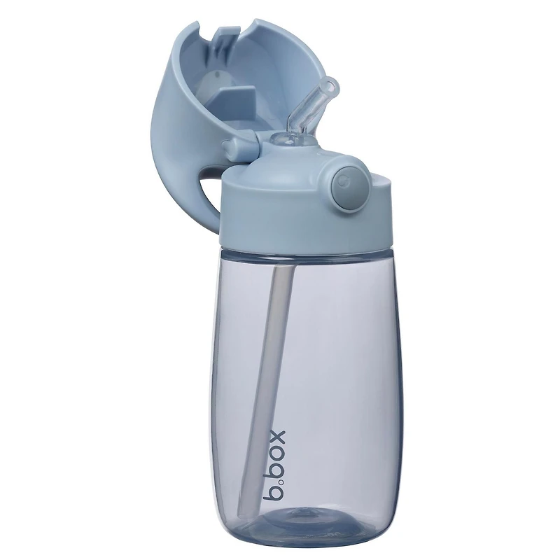 b.box - 380mL Drink Bottle Junior Modern Water Bottle with Flip Straw for Toddlers & Kids. Spill Proof, Leak Proof, BPA Free. Great for School/Daycare or Next Step after Sippy Cups