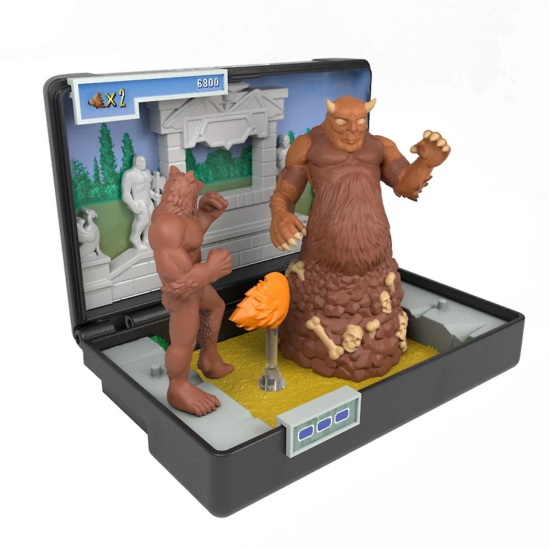 Console Heroes: Altered Beast Collectible Diorama – Mini Werewolf & Aggar Figures with Graveyard Boss Scene – Retro Sega Genesis Cartridge Display – Official Licensed – Ages 8+