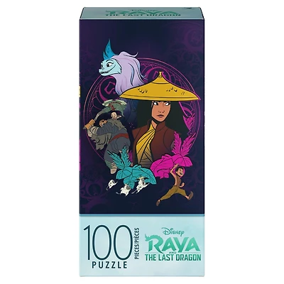 Puzzle 100 pièces Raya et le dernier dragon, pour les familles et les enfants à partir de 4 ans