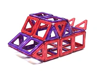 Magformers Ensemble Arc-en-Ciel de Construction Magnétique 62 Pcs