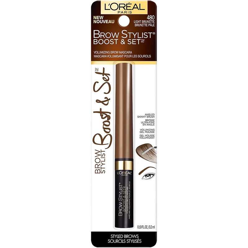 L'Oréal Paris Brow Stylist Boost & Set  mascara pour sourcils, 8  ML