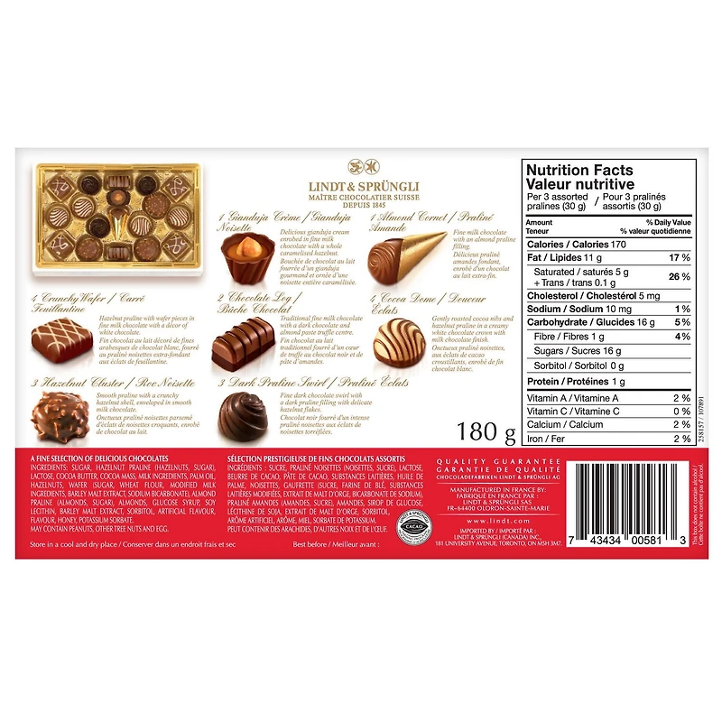 Paysage hivernal Lindt – Chocolats assortis – Boîte-cadeau - Exclusivité de Walmart