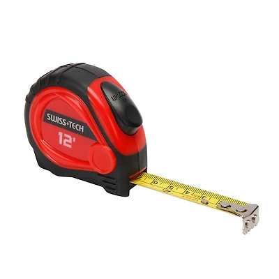 Swiss Tech Ruban à mesurer de 12 pi 12pi/3.5m x 16mm