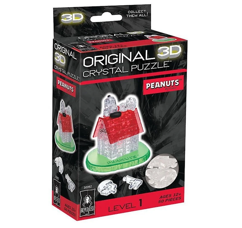 University Games Licensed Crystal Puzzles - Peanuts: Snoopy with Doghouse Puzzle