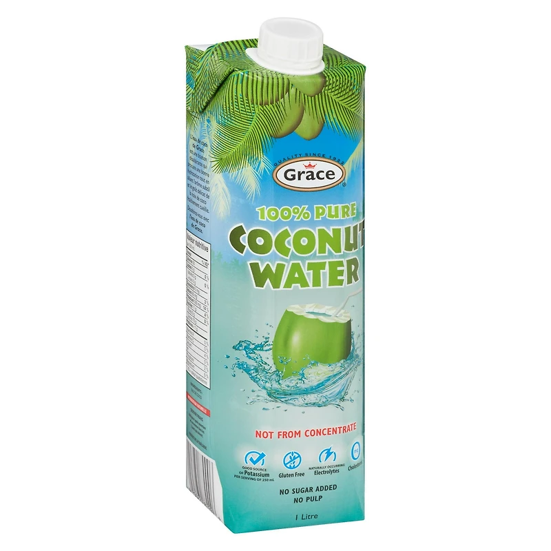 Grace 100% Pure Coconut Water, 1L Bottle