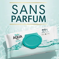 Lingettes pour bébés Pampers Aqua Pure Sensitive, 99 % d’eau, hypoallergéniques, non parfumées, 672 lingettes pour bébés au total (12X emballages rabattables)