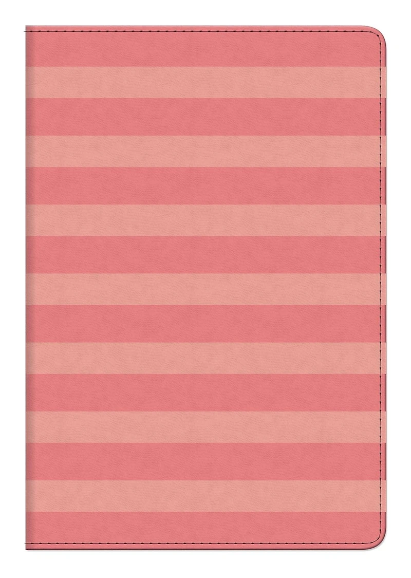 Markings by C.R. Gibson Medium Leather Flexi Journal, Pink Stripe