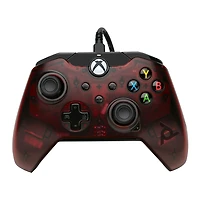 PDP Gaming Wired Controller: Crimson Red - Xbox Series X|S, Xbox One, Xbox, Windows 10, 049-012-NA-RD Xbox Series X/S