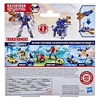 Transformers CYBERWORLD, figurine Cyber Changers Galvatron en armure