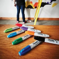 Marqueurs Permanents Sharpie Chisel, noir 4 unités