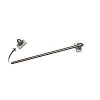 Versailles' Magnetic Curtain Rod Set 15in - 28in