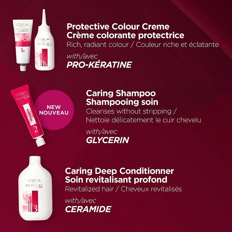 L'Oréal Paris Permanent Hair Colour Excellence Crème, 1 EA