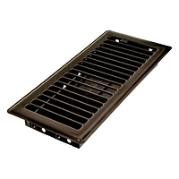Imperial 4 po x 10 po Registre de plancher en acier bronze huilé 4x10po ORBZ Lvrd Flr Reg