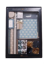 FRAÎCHE Holiday Gift Wrap Kit, 40 pack