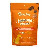 Zesty Paws Immune Peanut Butter Daily Soft Chews Dog Supplement, 60 Soft Chews