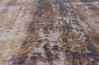 ECARPETGALLERY Tapis Noué à la Main pour Salon, Salle à Manger et Chambre à Coucher Transitionnel Collection Galleria 5'0" x 7'6" en Gris