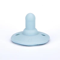 Doddle & Co - Bébé, nourrisson - Sucette en silicone Holland Pop - Étape 2 - Forme naturelle - Paquet de 2 - Pêche / Nuage 9