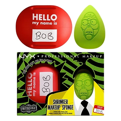Beetlejuice Shrinker Makeup Sponge Travel Case