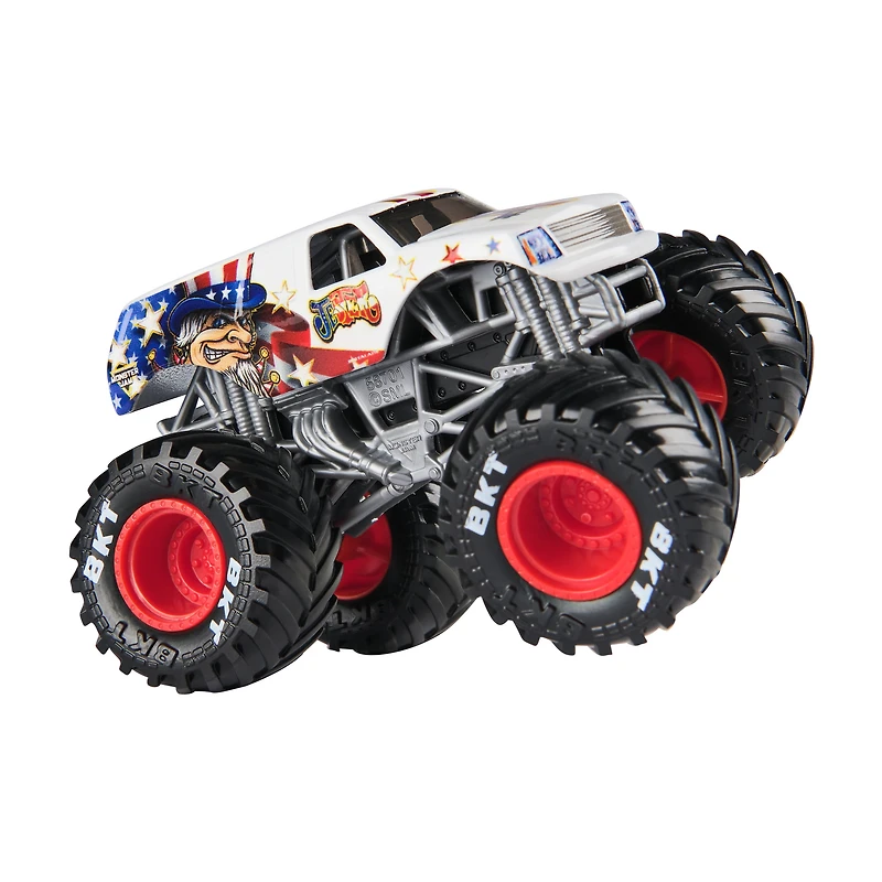 Monster Jam, Official Jester Monster Truck, Die-Cast Vehicle, 1:64 Scale, Kids Toys for Boys Ages 3 and up