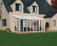CANOPIA by PALRAM SanRemo 10 ft. x 18 ft. Sunroom, Patio Enclosure and Solarium - White