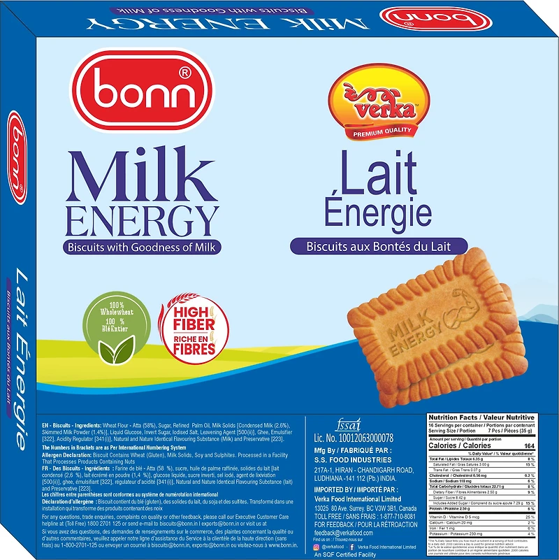 Bonn Lait E'nergie Verka Bonn Lait E'nergie