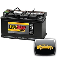 EverStart AUTO MAXX-H8 – 12 Volts, Batterie automobile, groupe H8/49, 900 ADF EverStart – Batterie automobile
