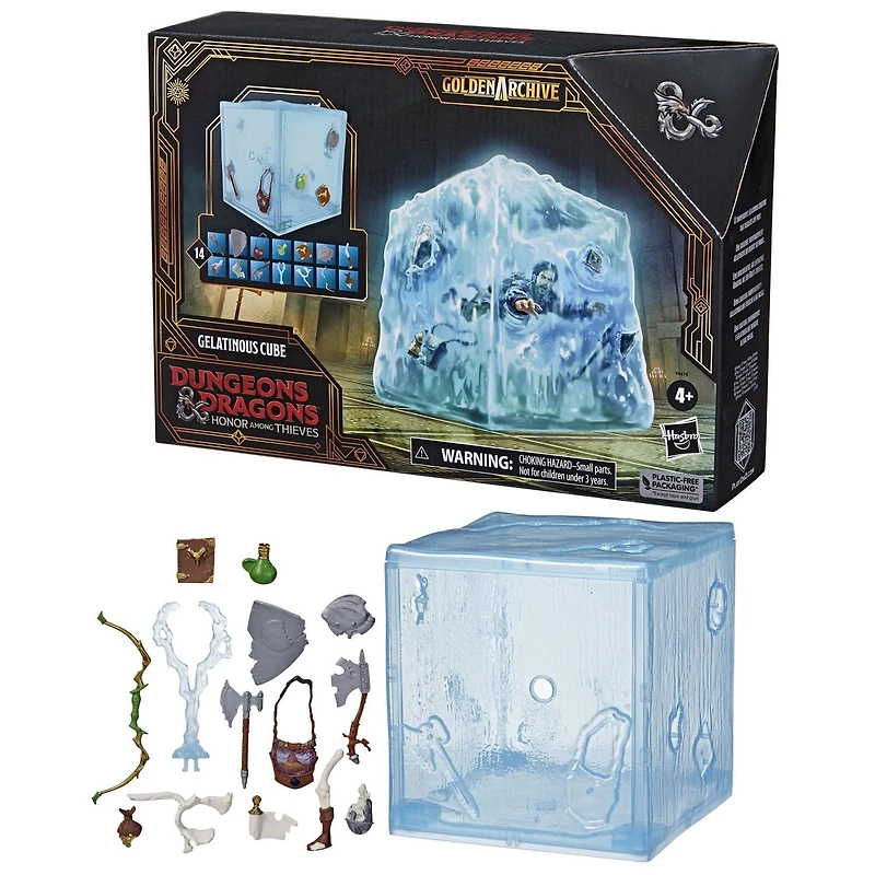 Donjons & Dragons : L'honneur des voleurs, Golden Archive, Cube gélatineux de collection compatible avec les figurines D&D de 15 cm