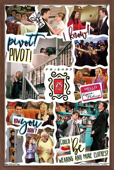 Friends - 25th Wall Poster, 22.375" x 34"